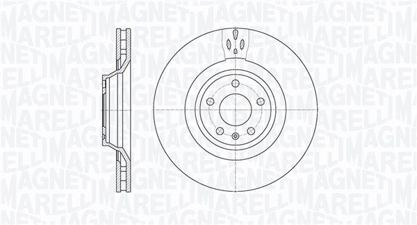 MAGNETI MARELLI stabdžių diskas 361302040416